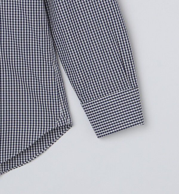 SHIPS「SHIPS: イージーアイロン ワイドカラー ギンガムチェック シャツ」|シャツ・ブラウス|