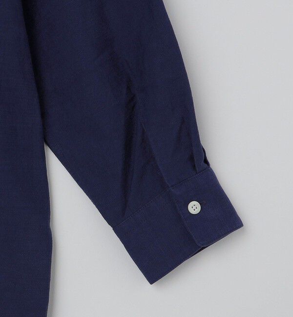 SHIPS「SHIPS: バンドカラー コットン ラミー シャツ アウター」|シャツ・ブラウス|