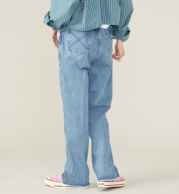 SHIPS for women「SHIPS NINE CASE:〈手洗い可能〉カットオフ デニム◇」|デニム|