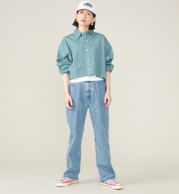 SHIPS for women「SHIPS NINE CASE:〈手洗い可能〉カットオフ デニム◇」|デニム|