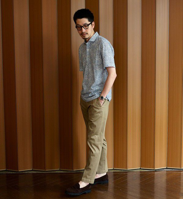 SHIPS「SHIPS: フラワープリント ショートスリーブ ポロシャツ」|ポロシャツ|