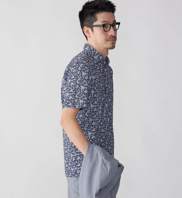 SHIPS「SHIPS: フラワープリント ショートスリーブ ポロシャツ」|ポロシャツ|