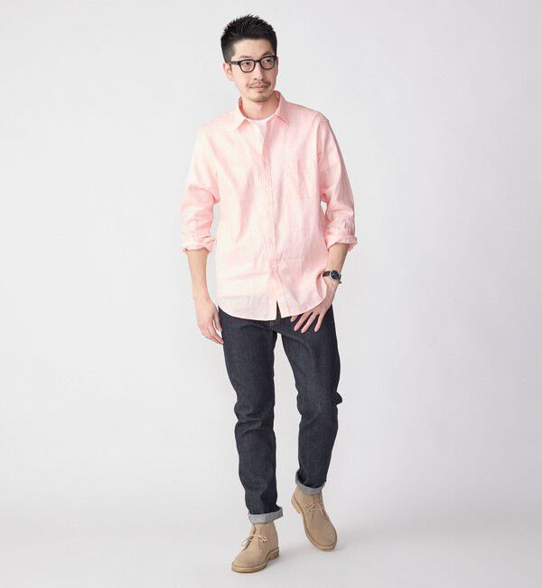 SHIPS「SHIPS: SOLOTEX(R) リネン レギュラーカラー シャツ」|シャツ・ブラウス|