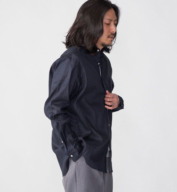 SHIPS「SHIPS: SOLOTEX(R) リネン レギュラーカラー シャツ」|シャツ・ブラウス|