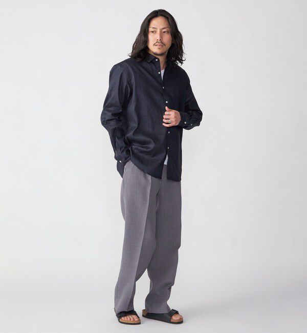 SHIPS「SHIPS: SOLOTEX(R) リネン レギュラーカラー シャツ」|シャツ・ブラウス|