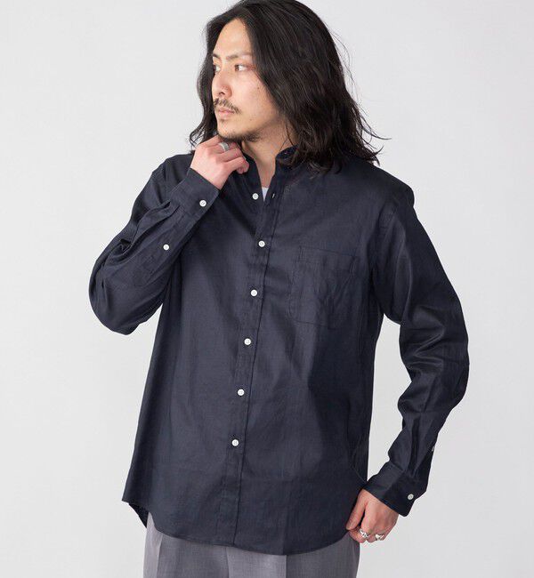 SHIPS「SHIPS: SOLOTEX(R) リネン レギュラーカラー シャツ」|シャツ・ブラウス|
