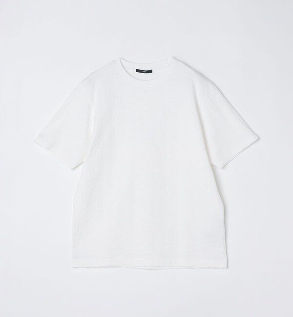 SHIPS「SHIPS: リンクス ジャカード リーフ柄 Tシャツ」|Tシャツ・カットソー|