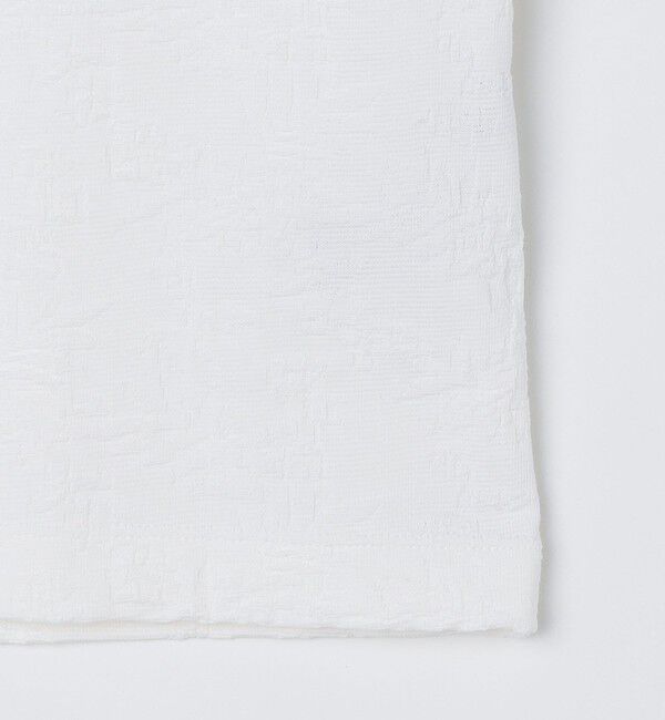 SHIPS「SHIPS: リンクス ジャカード リーフ柄 Tシャツ」|Tシャツ・カットソー|