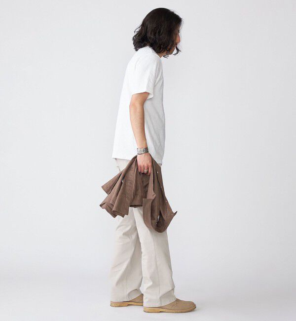 SHIPS「SHIPS: リンクス ジャカード リーフ柄 Tシャツ」|Tシャツ・カットソー|