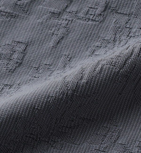 SHIPS「SHIPS: リンクス ジャカード リーフ柄 Tシャツ」|Tシャツ・カットソー|