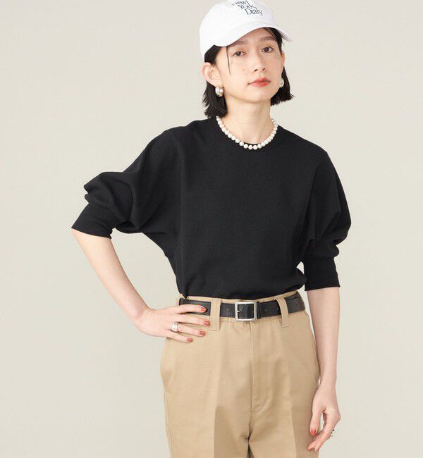 SHIPS for women「SHIPS NINE CASE:〈洗濯機可能〉ワッフル TEE ◇」|Tシャツ・カットソー|