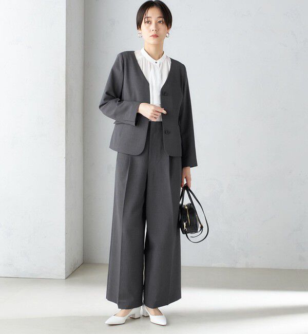 SHIPS for women「〈接触冷感/UVカット〉シャドー サッカー ジャケット（セットアップ対応）◇」|その他|