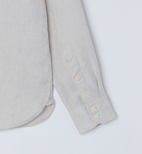 SHIPS「【SHIPS別注】GUY ROVER: リネン キャンバス サファリシャツ」|シャツ・ブラウス|