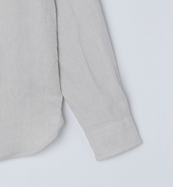 SHIPS「【SHIPS別注】GUY ROVER: リネン キャンバス サファリシャツ」|シャツ・ブラウス|