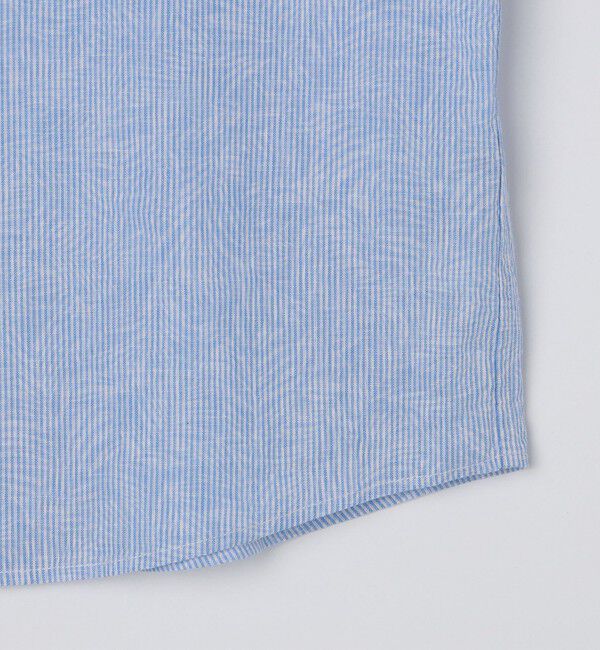 SHIPS「SHIPS: コットン/リネン モチーフ プリント ワイドカラー シャツ」|シャツ・ブラウス|