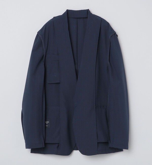 SHIPS Colors 「SHIPS Colors:〈洗濯機可能〉ポリトロ  サマー ジャケット(セットアップ 対応可能)◇」|テーラードジャケット|