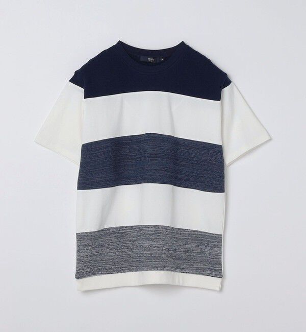 SHIPS Colors 「SHIPS Colors:〈手洗い可能〉切り替え ボーダー TEE◇」|Tシャツ・カットソー|