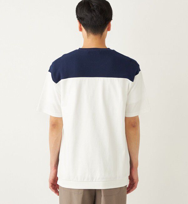 SHIPS Colors 「SHIPS Colors:〈手洗い可能〉切り替え ボーダー TEE◇」|Tシャツ・カットソー|