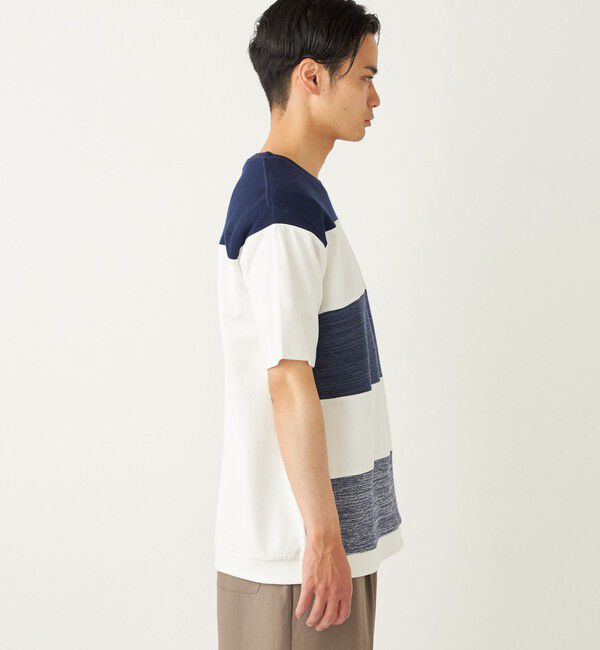 SHIPS Colors 「SHIPS Colors:〈手洗い可能〉切り替え ボーダー TEE◇」|Tシャツ・カットソー|