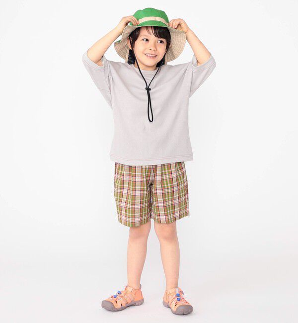 SHIPS KIDS「SHIPS KIDS:100～130cm / コットン チェック ショート パンツ」|その他|