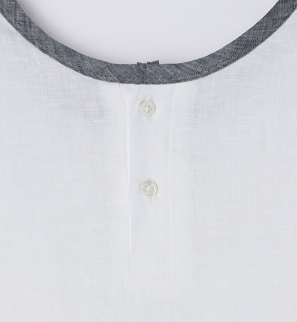 SHIPS「SHIPS: Herdmans リネン 2WAY プルオーバー Tシャツ」|Tシャツ・カットソー|