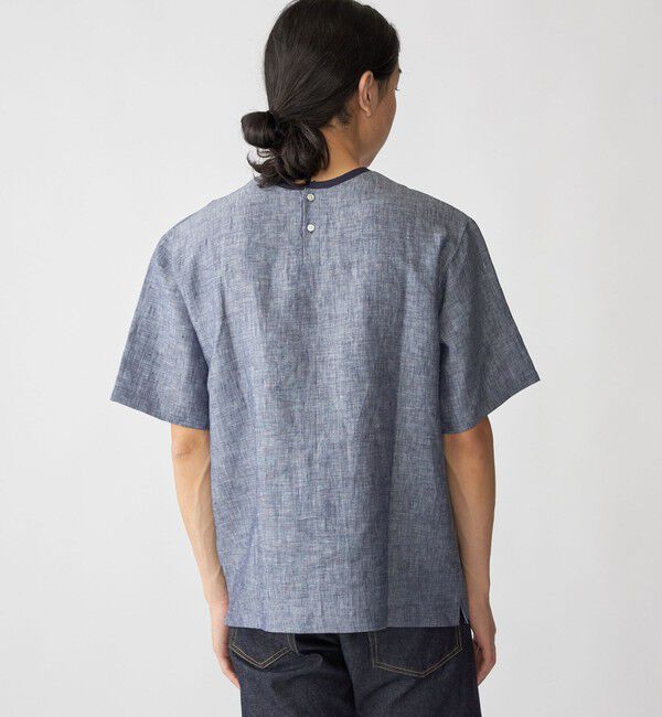 SHIPS「SHIPS: Herdmans リネン 2WAY プルオーバー Tシャツ」|Tシャツ・カットソー|