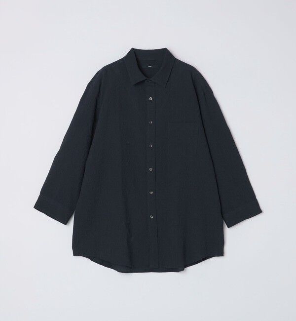 SHIPS「SHIPS: エアー サッカー レギュラーカラー 7スリーブ シャツ」|シャツ・ブラウス|