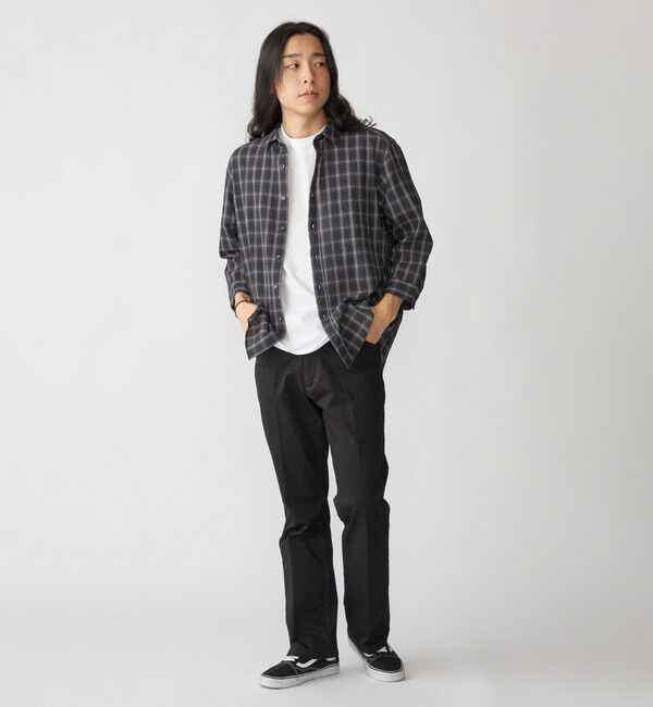 SHIPS「SHIPS: エアー サッカー レギュラーカラー 7スリーブ シャツ」|シャツ・ブラウス|