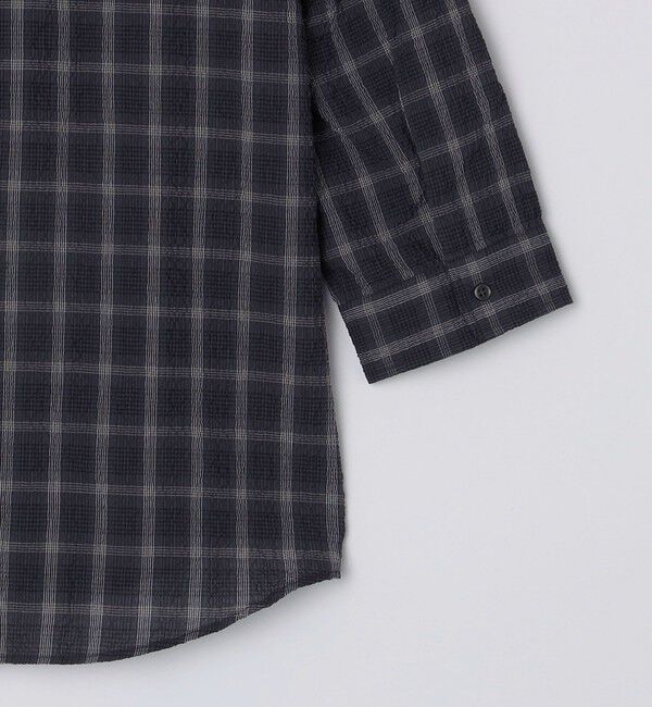 SHIPS「SHIPS: エアー サッカー レギュラーカラー 7スリーブ シャツ」|シャツ・ブラウス|