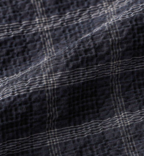 SHIPS「SHIPS: エアー サッカー レギュラーカラー 7スリーブ シャツ」|シャツ・ブラウス|