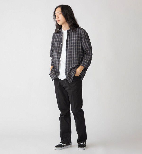 SHIPS「SHIPS: エアー サッカー レギュラーカラー 7スリーブ シャツ」|シャツ・ブラウス|