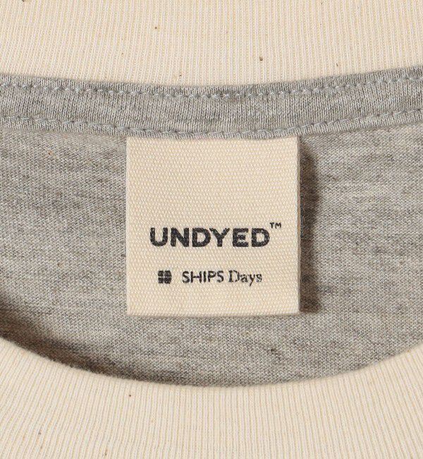 SHIPS Days「【SHIPS DAYS別注】UNDYED: プリント ショートスリーブ Tシャツ」|Tシャツ・カットソー|