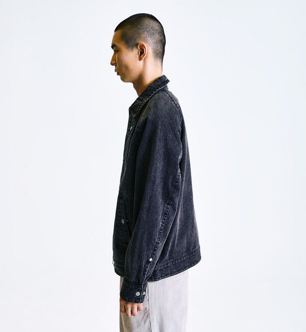 SHIPS「City Ambient Products: デニム ジップ ブルゾン」|ブルゾン・スタジャン|