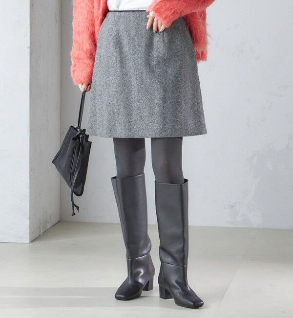 SHIPS for women「ツイード ミニ スカート」|台形|