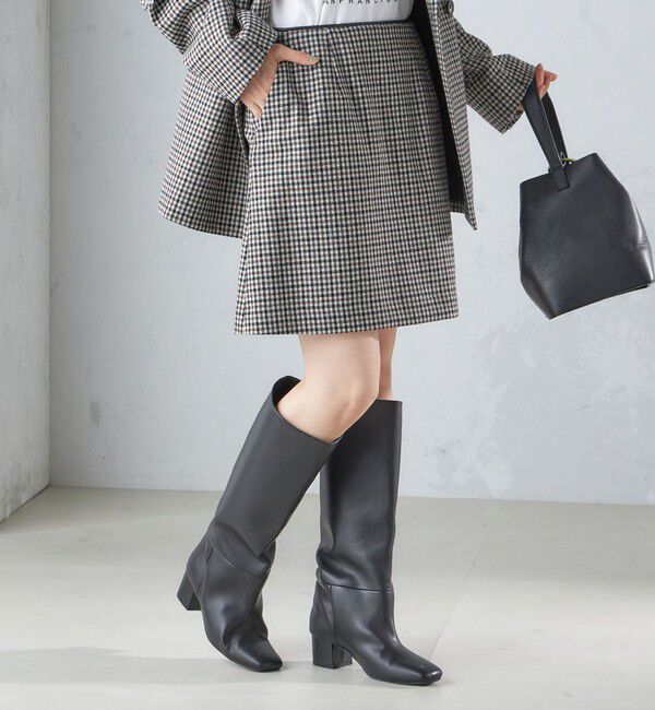 SHIPS for women「ツイード ミニ スカート」|台形|