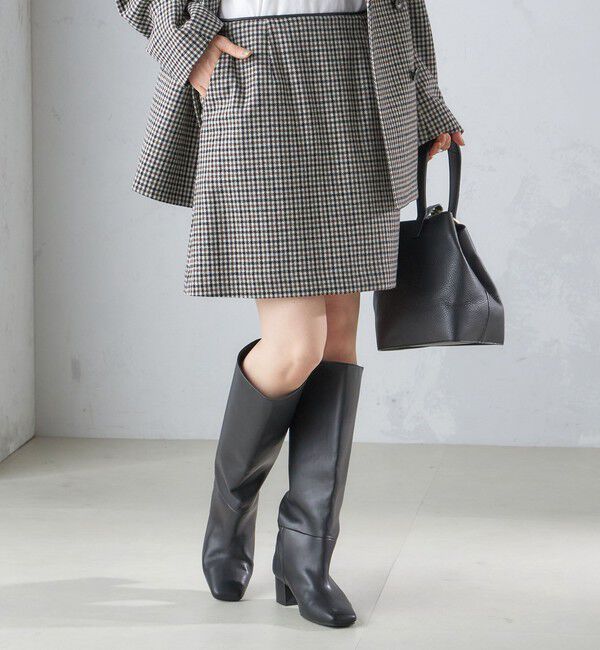 SHIPS for women「ツイード ミニ スカート」|台形|