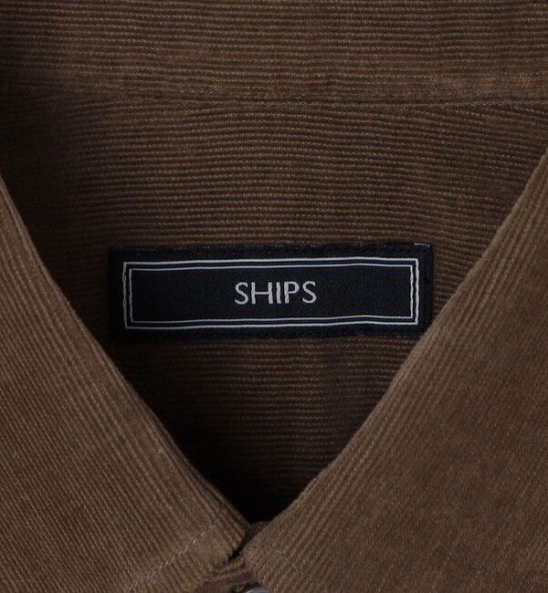 SHIPS「SHIPS: コーデュロイ ボタンダウン シャツ」|シャツ・ブラウス|