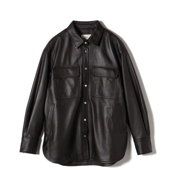 SHIPS for women「シープ レザー シャツ ジャケット」|シャツ・ブラウス|