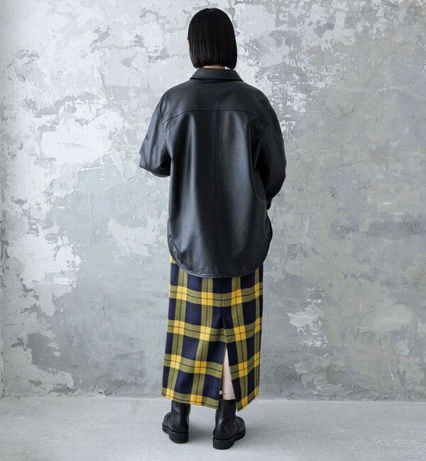 SHIPS for women「シープ レザー シャツ ジャケット」|シャツ・ブラウス|