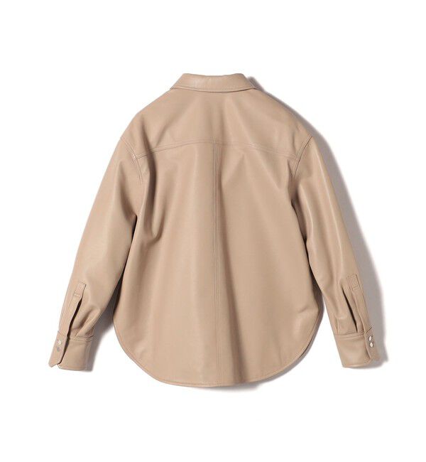 SHIPS for women「シープ レザー シャツ ジャケット」|シャツ・ブラウス|