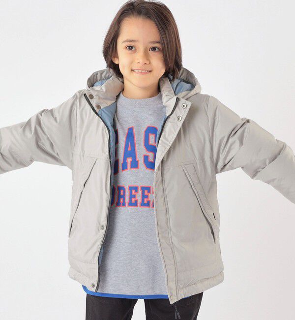 SHIPS KIDS「SHIPS KIDS:100～130cm / パイピング カレッジ ロゴ スウェット」|スウェット・ジャージ|