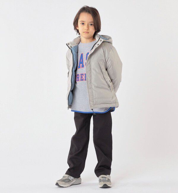SHIPS KIDS「SHIPS KIDS:100～130cm / パイピング カレッジ ロゴ スウェット」|スウェット・ジャージ|