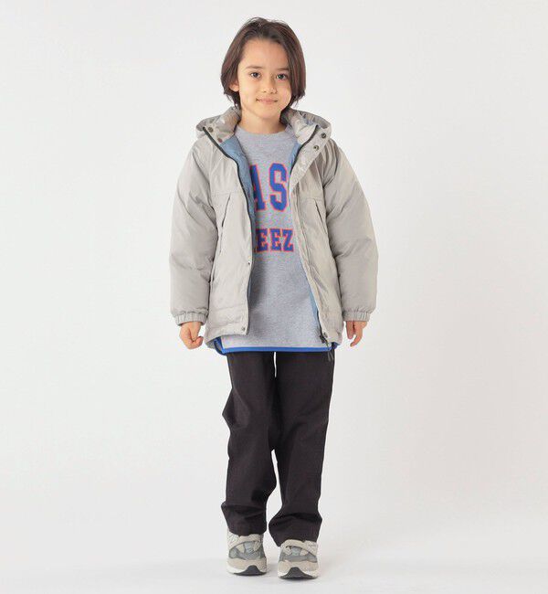 SHIPS KIDS「SHIPS KIDS:100～130cm / パイピング カレッジ ロゴ スウェット」|スウェット・ジャージ|