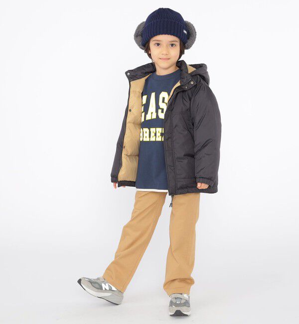 SHIPS KIDS「SHIPS KIDS:100～130cm / パイピング カレッジ ロゴ スウェット」|スウェット・ジャージ|