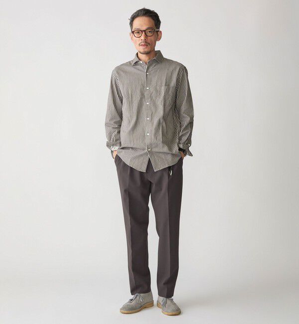 SHIPS「SHIPS: セミワイド ギンガム/ストライプ ビエラ シャツ」|シャツ・ブラウス|