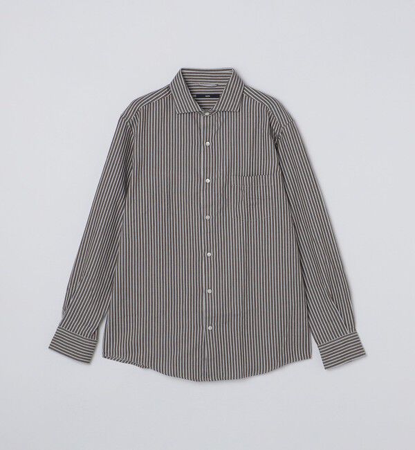 SHIPS「SHIPS: セミワイド ギンガム/ストライプ ビエラ シャツ」|シャツ・ブラウス|