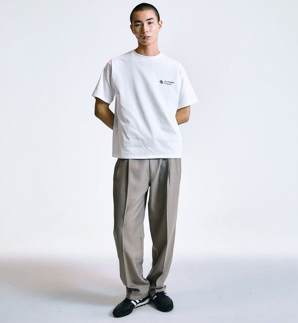 SHIPS「City Ambient Products: スタンダード ロゴ プリント Tシャツ」|Tシャツ・カットソー|