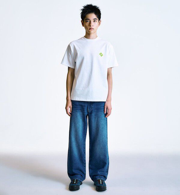 SHIPS「City Ambient Products: スタンダード ロゴ プリント Tシャツ」|Tシャツ・カットソー|