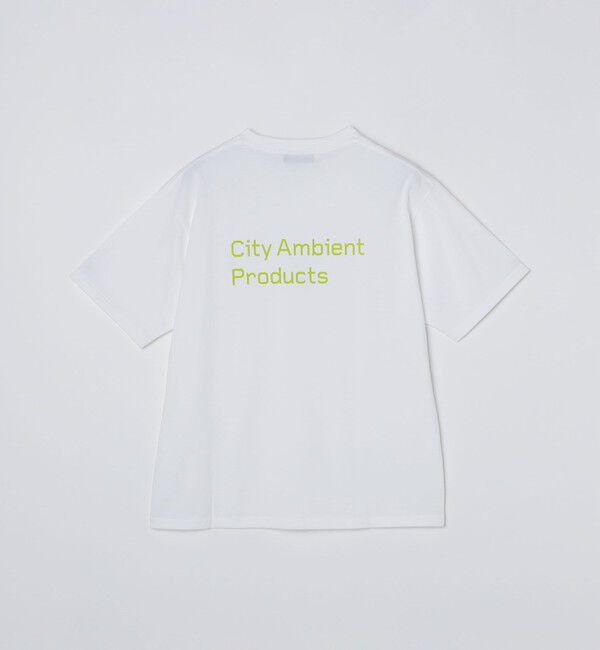 SHIPS「City Ambient Products: スタンダード ロゴ プリント Tシャツ」|Tシャツ・カットソー|