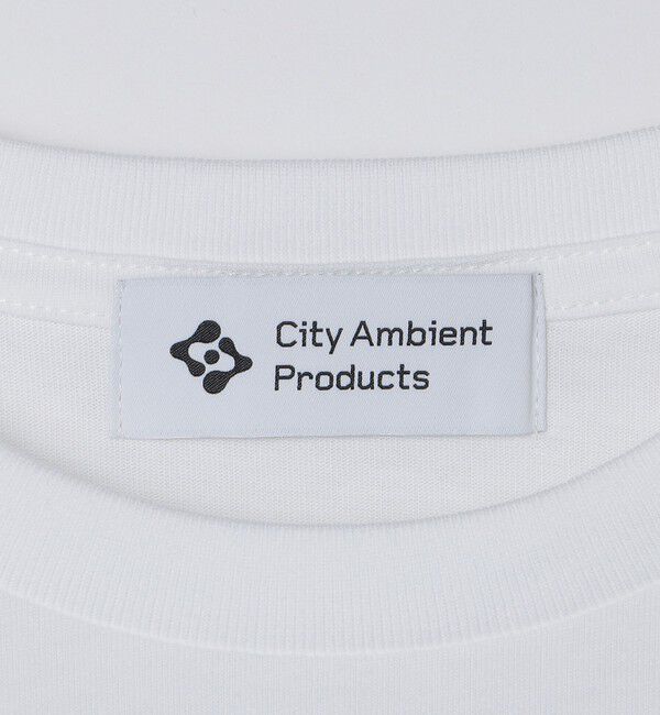 SHIPS「City Ambient Products: スタンダード ロゴ プリント Tシャツ」|Tシャツ・カットソー|